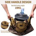 Nerlion Men's Canvas Weekender Bag with Shoe Compartment