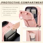 Pink Underseat Carry-On Luggage with Wheels