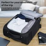 Coolife Lightweight Underseat Rolling Travel Bag