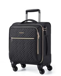 BAGSMART 16-Inch Underseat Carry-On Travel Suitcase