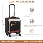 LOVEVOOK Underseat Carry-On Luggage with Wheels