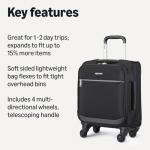 Amazon Basics 15" Softside Carry-On Luggage with Wheels