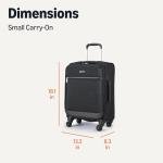 Amazon Basics 15" Softside Carry-On Luggage with Wheels