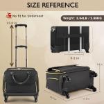 Arcoyard Rolling Laptop Bag with Spinner Wheels