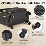 Arcoyard Rolling Laptop Bag with Spinner Wheels