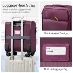 Hanke 16" Underseat Carry-On Luggage - Purple