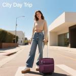 Hanke 16" Underseat Carry-On Luggage - Purple