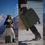 Verage Lightweight Underseat Spinner Luggage - Sage Green