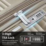 TRAVELEO 20" Expandable Carry-On Luggage Set