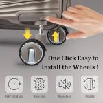 TRAVELEO 20" Expandable Carry-On Luggage Set