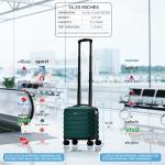 Flight Knight Carry-On Hardside Suitcase with USB Port