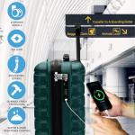 Flight Knight Carry-On Hardside Suitcase with USB Port