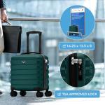 Flight Knight Carry-On Hardside Suitcase with USB Port