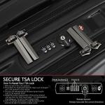 16" Lightweight Hardshell Carry-On Suitcase with Laptop Compartments