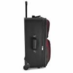 Lightweight Expandable 25-Inch Rolling Luggage - Burgundy