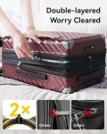 LUGGEX 28 Inch Spinner Hard Shell Suitcase