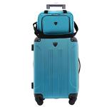 Chicago Teal Hardside Spinner Luggage Set, 5 Pieces