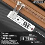 Melalenia 7-Piece Hard Shell Luggage Set