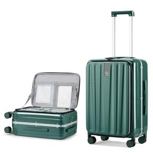 Hanke 24" Rolling Hard-Sided Suitcase - Dark Green