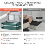 Hanke 24" Rolling Hard-Sided Suitcase - Dark Green