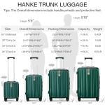 Hanke 24" Rolling Hard-Sided Suitcase - Dark Green