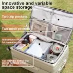 Hanke 26-Inch Hard Shell Rolling Suitcase - Ivory White