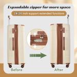 Merax 24 Inch Expandable Hardshell Luggage with Wheels