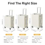 Zipperless Polycarbonate Expandable Carry-On Suitcase
