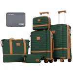 Joyway 2-Piece Expandable Luggage Set in Green