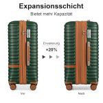 Joyway 2-Piece Expandable Luggage Set in Green