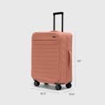 Away 26-Inch Expandable Softside Suitcase in Clay Pink