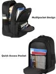 MATEIN 18-Inch Rolling Laptop Backpack for Travel