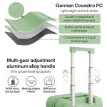 Mixi 22in Hardside Spinner Luggage, Avocado Green