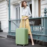 Mixi 22in Hardside Spinner Luggage, Avocado Green