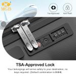 MGB Lightweight Hard Shell Carry-On Luggage 20