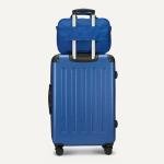 Amazon Basics 4-Piece Navy Luggage Set