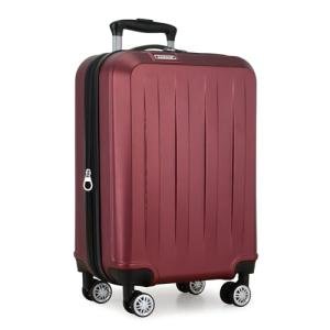 Expandable Burgundy Hardside 21" Spinner Luggage