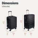 Amazon Basics 2-Piece Hardshell Suitcase Set