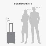 LEVEL8 20-Inch Hard Shell Carry-On Luggage