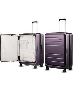 LUGGEX 28" Hard Shell Expandable Suitcase, Purple