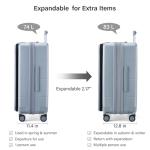 24-Inch Hardside Expandable Luggage with Spinner Wheels