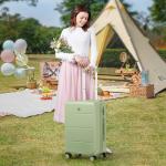 Hanke Bamboo Green 3-Piece Luggage Set