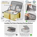 Mixi 26-Inch Hard Shell Luggage with Charger & Holder