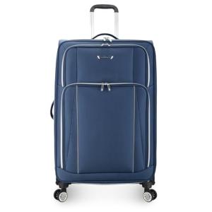 Expandable Navy Softside Luggage with Spinner Wheels