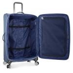 Expandable Navy Softside Luggage with Spinner Wheels