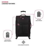 SwissGear 4010 23-Inch Softside Spinner Luggage