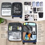 Verdi Expandable 28-Inch Navy Spinner Suitcase