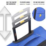 Lucas 24-Inch Expandable Softside Spinner Luggage