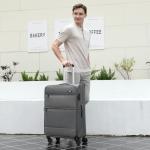 Kono 28-Inch Expandable Softside Luggage with Wheels