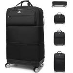 Collapsible 115L Travel Suitcase with Spinner Wheels